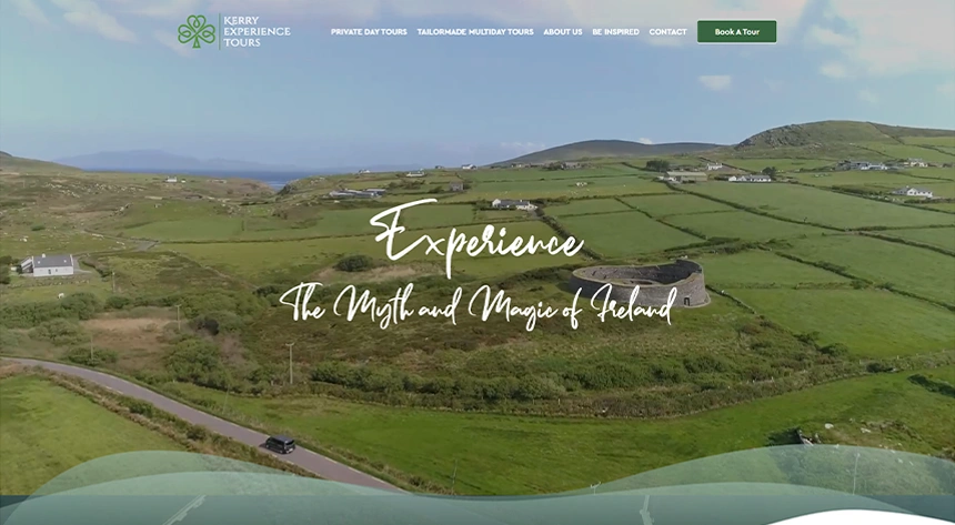 Website design Responsive banner/Kerry Experience